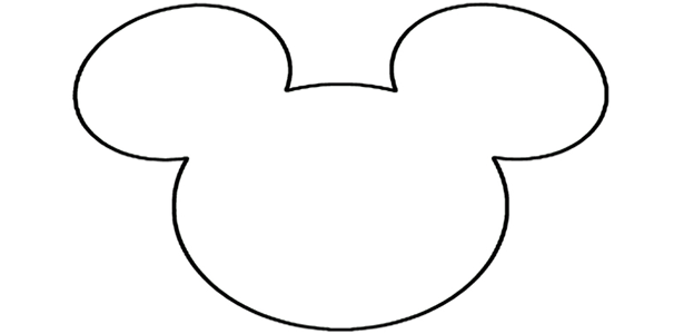 molde do Mickey